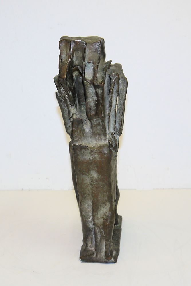 0302-Eberhard Linke, o.T., Zwei Figuren, Bronzegruppe von 1980 - Image 3