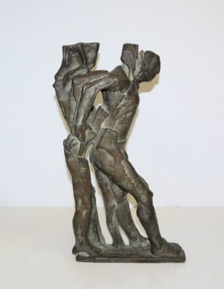 0302-Eberhard Linke, o.T., Zwei Figuren, Bronzegruppe von 1980