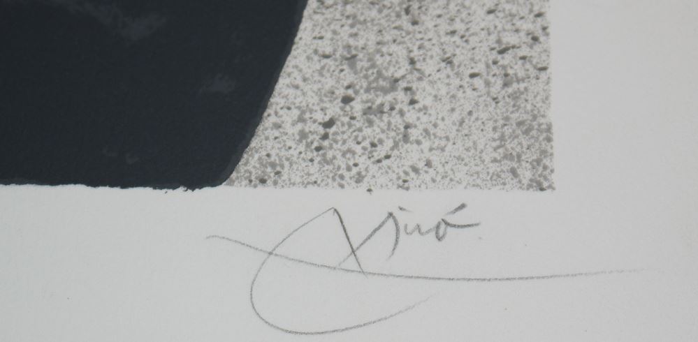 0332-Joan Miro, aus: Le lézard aux plumes d'or, handsignierte Farblithographie von 1971 – Bild 2
