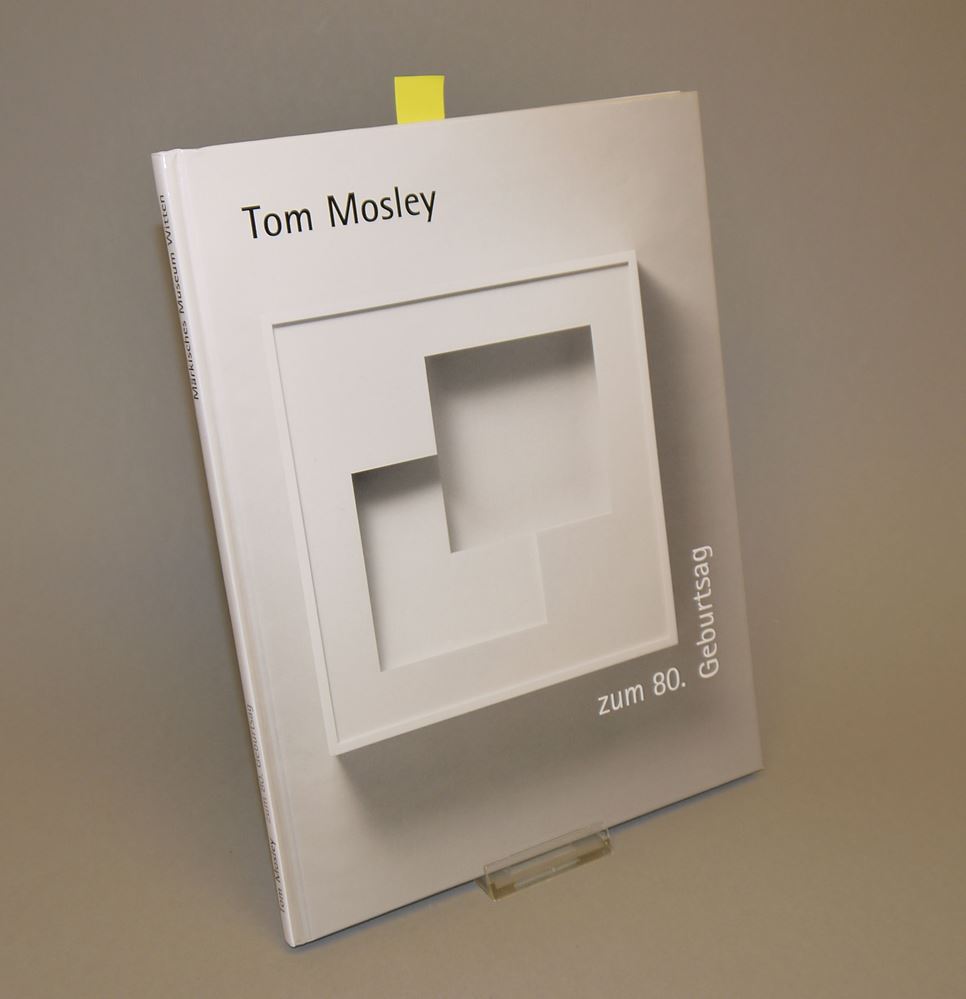 0341-Tom Mosley, Schatten-Relief, Collage, 3er Serie von 1983, gerahmt, mit Katalog – Bild 7