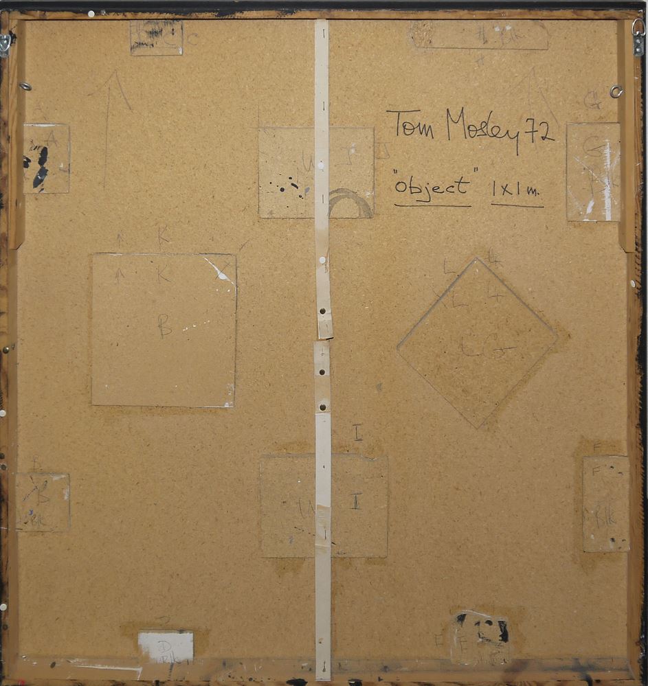 0342-Tom Mosley, Ohne Titel, Wandrelief aus Holz von 1972, mit Katalog – Bild 2