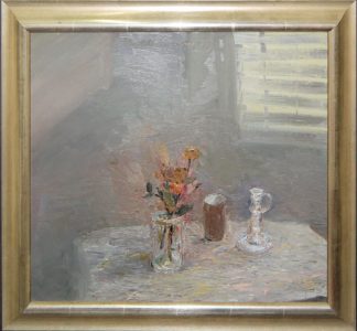 0348-Gerald Müller-Simon, Stillleben, signiertes Ölgemälde von 1990, gerahmt
