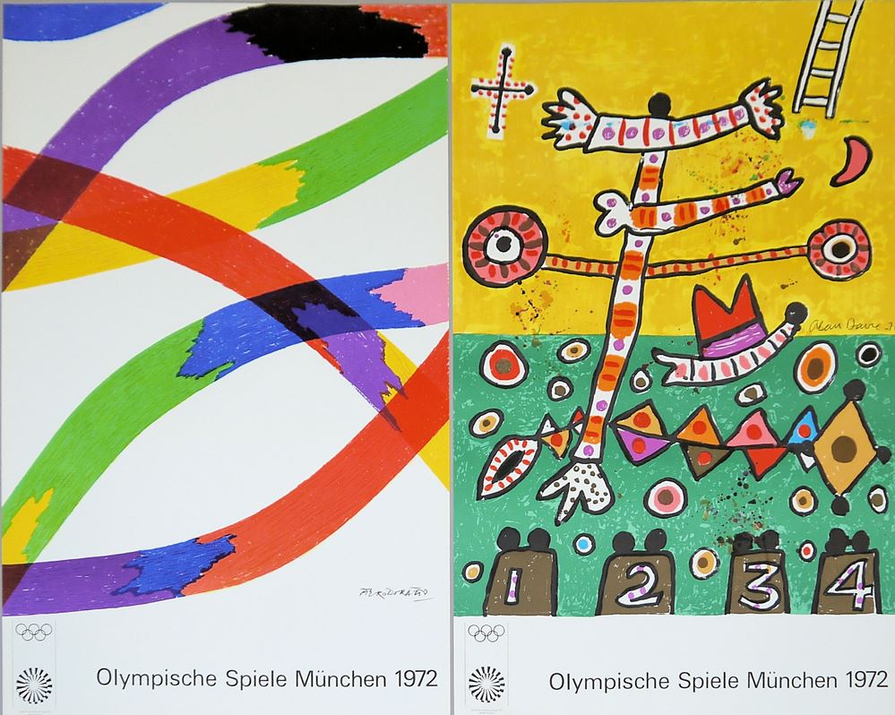 0364-4 Künstlerplakate Olympische Spiele München 1972: Antes, Davie, Dorazio und Philipps – Bild 2