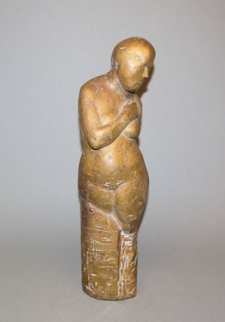 0365-Waldemar Otto, "Sich abwendende Aphrodite", Bronzeplastik von 1985