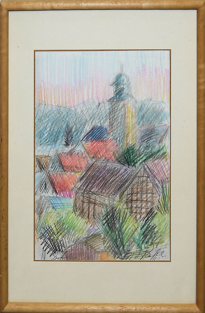 0369-Malene Dehio von Pape, Künstlerinnen-Nachlass mit 18 Arbeiten (Originale & Graphik), ab 1948 – Bild 6