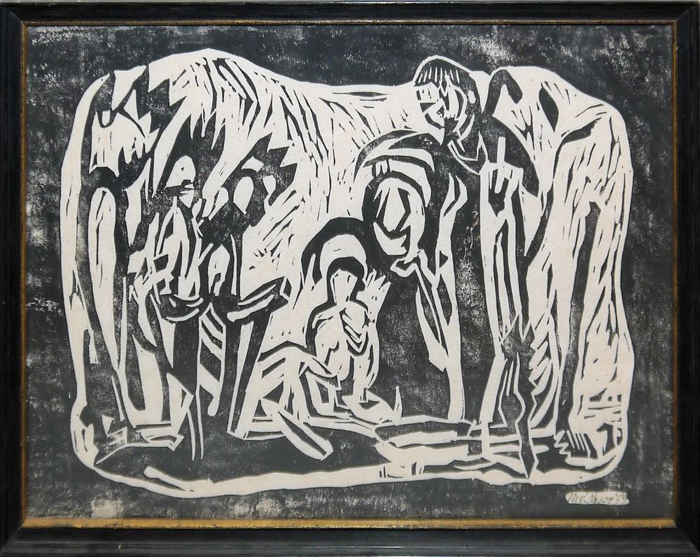 0369-Malene Dehio von Pape, Künstlerinnen-Nachlass mit 18 Arbeiten (Originale & Graphik), ab 1948 – Bild 7