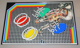 0384-Peter Phillips, Pneumatics, Pop Art, signierte Farbserigraphie von 1968, in großer Original-Mappe