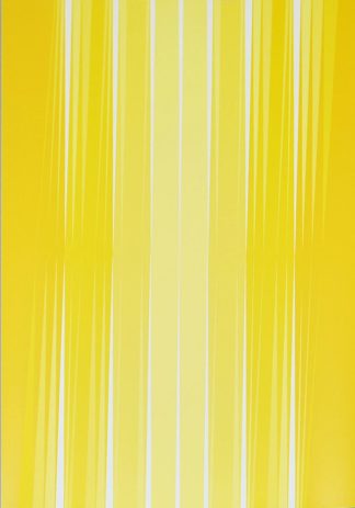 0394-Lothar Quinte, Komposition in Gelb, Farbserigraphie von 1971