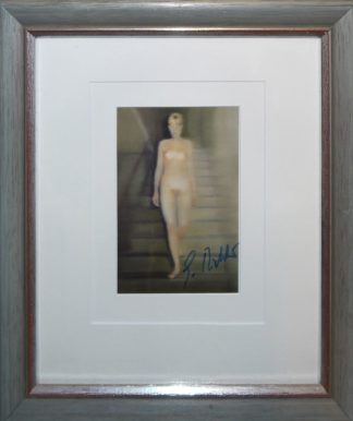 0418-Gerhard Richter, "Ema (Akt auf einer Treppe)", signiertes Farboffset, gerahmt