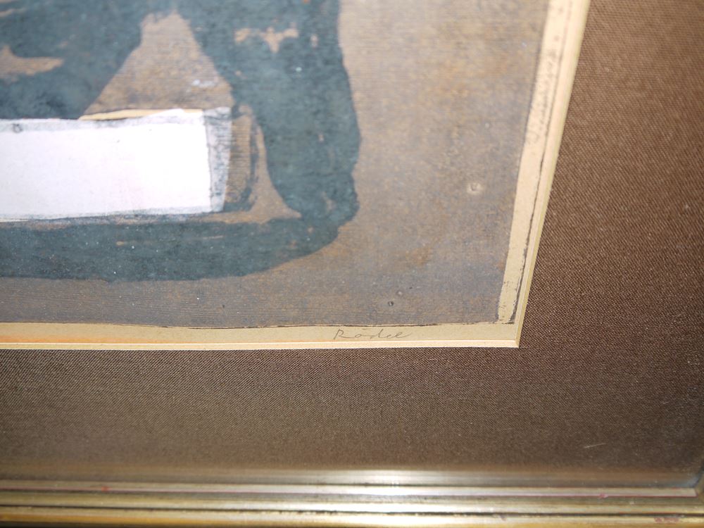 0424-Karl Rödel, Stillleben, große signierte Farblithographie um 1960, edel gerahmt - Image 2