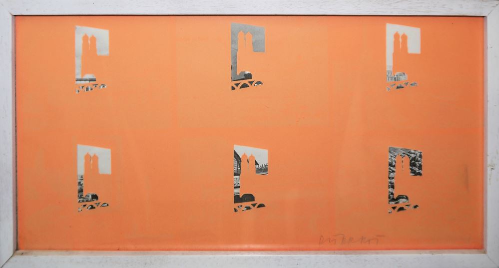 0425-Dieter Roth, Deutsche Städte: Heidelberg, München, Berlin und Düsseldorf, 4 signierte Farbserigraphien von 1970 - Image 3