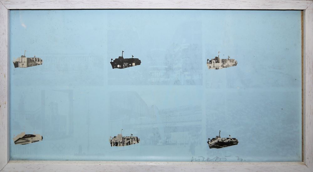 0425-Dieter Roth, Deutsche Städte: Heidelberg, München, Berlin und Düsseldorf, 4 signierte Farbserigraphien von 1970 - Image 4