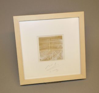 0428-Reinhard Roy, Letter, signierte Mischtechnik von 2003, gerahmt
