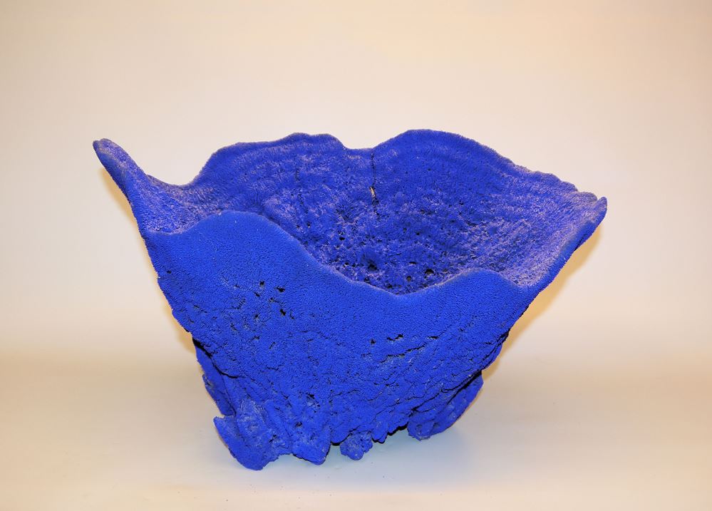 0430-Werner Ruhnau, Große "Schwamm-Skulptur" / Yves Klein, mit Original- Dokument von 2005 - Image 3
