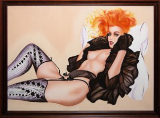 0439-Ulrich Schichhold, Vamps, zwei große Ölgemälde, 1988/89