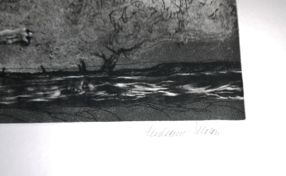 0443-Mappenwerk, "Die Innerste. Zehn Radierungen von Eberhard Schlotter zu der Erzählung von Wilhelm Raabe", mit 10 signierten Radierungen von 1989 – Bild 5