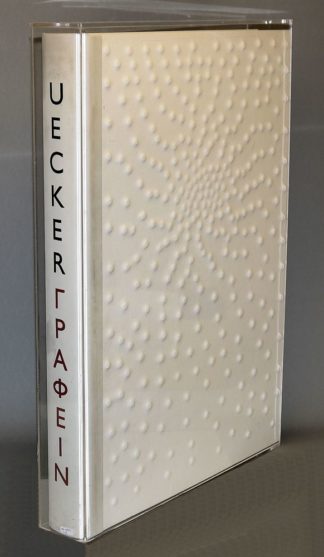 0491-Günther Uecker, "ΓPAΦEIN" (GRAPHEIN) mit 12 großformatigen sign. u. num. Prägedrucken, nie gerahmt, Bestzustand, im originalen Plexiglasschuber