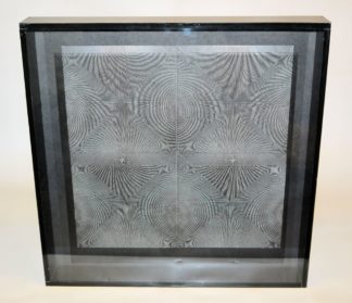 0505-Ludwig Wilding, Multiple Nr. 61, Objekt, Schaukasten, Serigraphie/Plexiglas von 1969, dazu kleines Werkverzeichnis