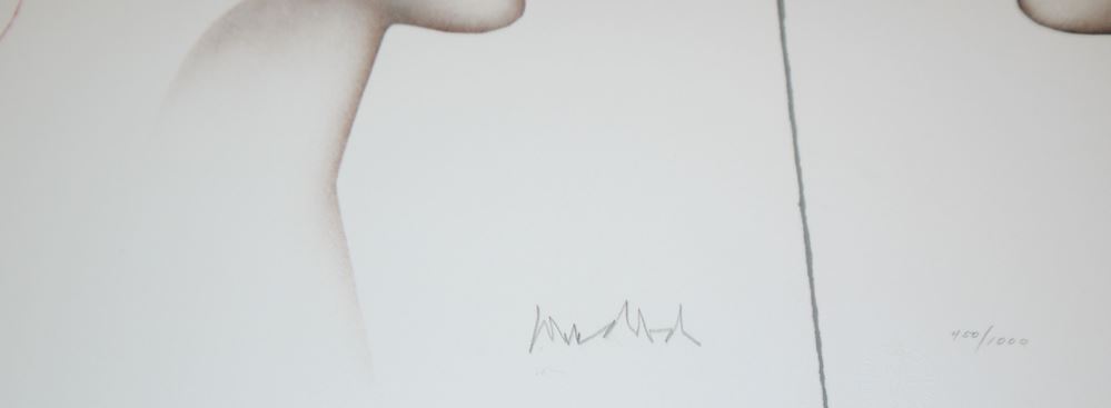 0521-Paul Wunderlich, Mappenwerke "Les Femmes" und "Les Têtes des Femmes", 6 signierte Farblithographien – Bild 3