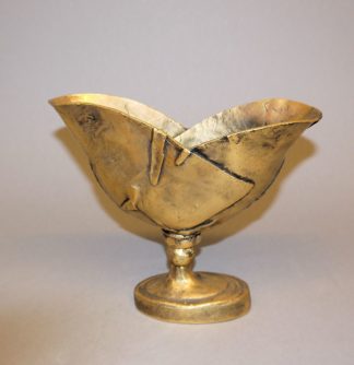 0522-Paul Wunderlich, Goldene Schale, Bronzegefäß von 1979