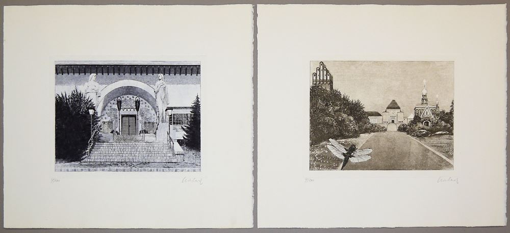 0542-6 Mappenwerke aus Nachlass: Leo Leonhard / Die Graphik der Gegenwart / Ernst Wolfhagen / Klaus Meier / Klaus Böttger / Walter Naß, insgesamt 31 Graphiken – Bild 7
