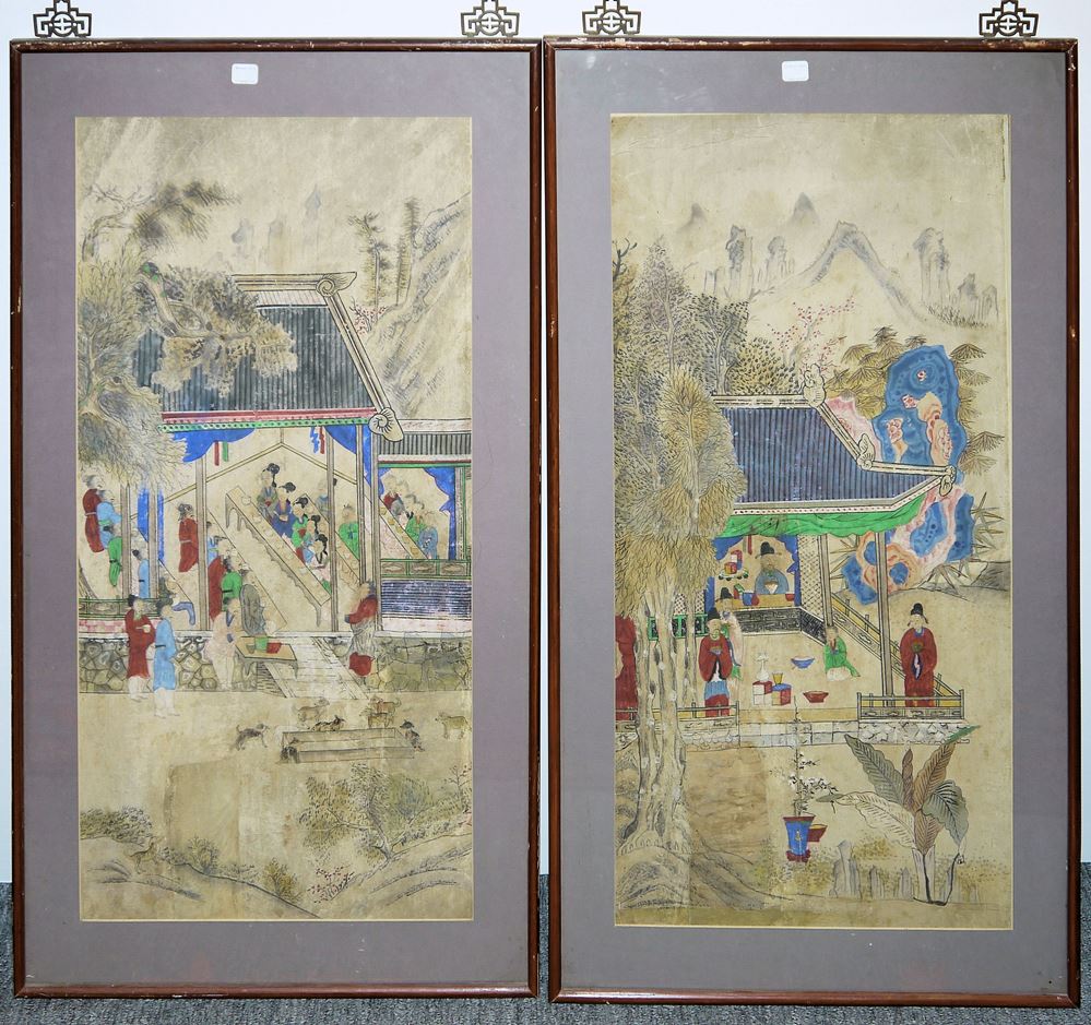 0590-Acht Tuschemalereien zu dem Thema der "Vierundzwanzig Vorbilder der kindlichen Pietät (chinesisch 二十四孝, Ershisi xiao), Qing-Zeit, China 19. Jh. – Bild 4
