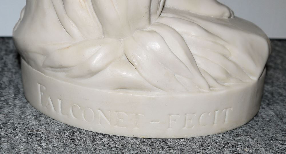 0692-Étienne-Maurice Falconet, nach, "Die Badende", limitierte Museumskopie von 1985 – Bild 4