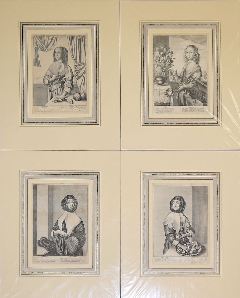 0706-Wenzel Hollar, 14 Kupferstiche & M.V. Kratochvil, Wenzel Hollar- Reisebilder, 1966 – Bild 4