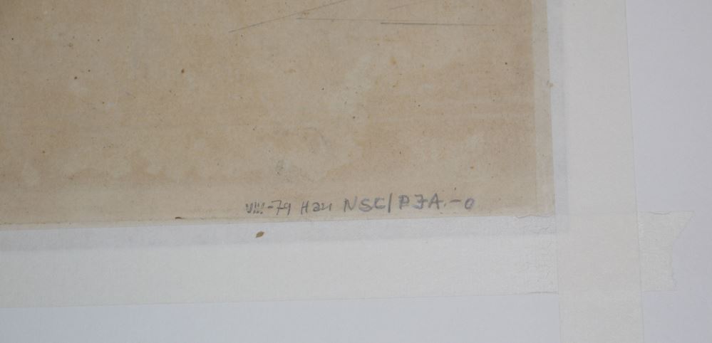 0712-Kronberger Malerkolonie: 3 frühe Arbeiten des 19. Jhs.: Friedrich Hoff, "Offenbacher Jagdgesellschaft" & "Kühhornshof bei Ffm", Zeichnung & Aquarell sowie Friedrich Eugen Peipers, "Kühhornshof bei Ffm", Aquarell, 2 x gerahmt – Bild 3