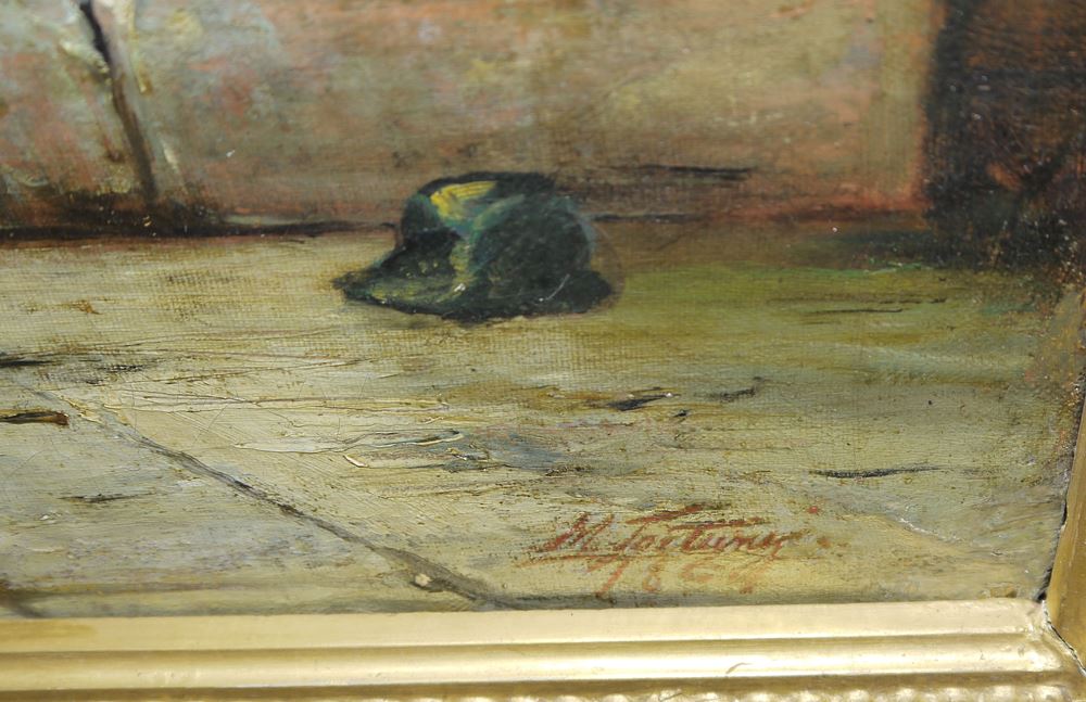 0716-Mariano Fortuny y Madrazo, sign. oder bez., "La campana de Huesca", (Die Glocke von Huesca), qualitätvolle Interpretation nach José María Casado del Alisal, Ölgemälde um 1900, im originalen Prachtstuckrahmen – Bild 2