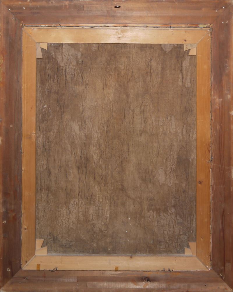 0726-Sante Peranda zugeschr., Der Zinsgroschen, Ölgemälde, Italien um 1620, gerahmt – Bild 4