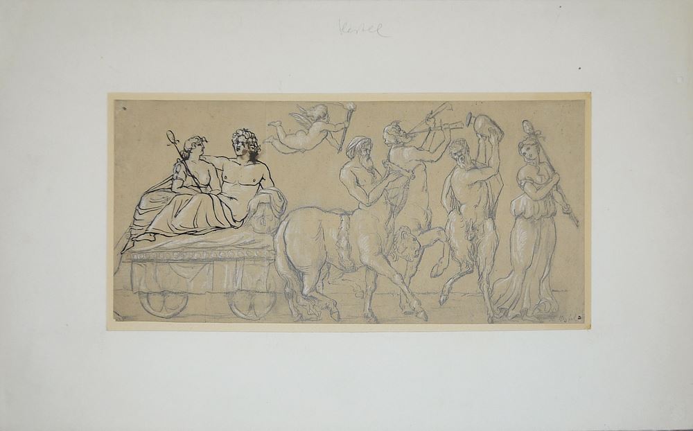 0769-Konvolut von 5 Zeichnungen des 18./19. Jahrhunderts, u.a. Albert Venus und Josef von Schlögl – Bild 5