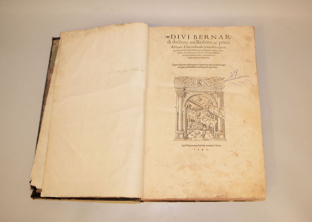0794-Gesammelte Schriften, Predigten, Briefe und theologische Werke von Bernhard von Clairvaux, 1547 – Bild 3