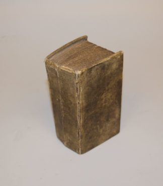 0805-Kleines Gebetbuch von 1686 mit zahl. Kupferstichen, selten