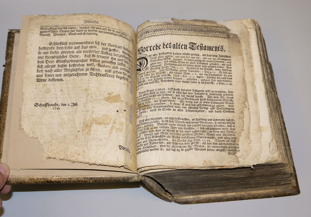 0813-Bibel-Schaffhausen 1745 – Bild 3