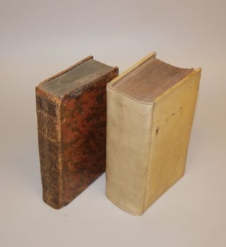 0824-2 antiquarische Bücher zu Medizin und Reiseapotheken von 1780 und 1741