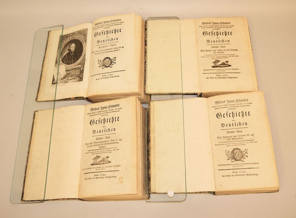 0826-Michael Ignaz Schmidts Geschichte der Deutschen, 8 Bde., 1785-1791 – Bild 3