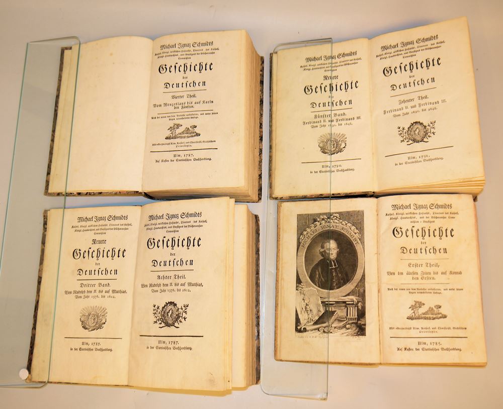 0826-Michael Ignaz Schmidts Geschichte der Deutschen, 8 Bde., 1785-1791 – Bild 4
