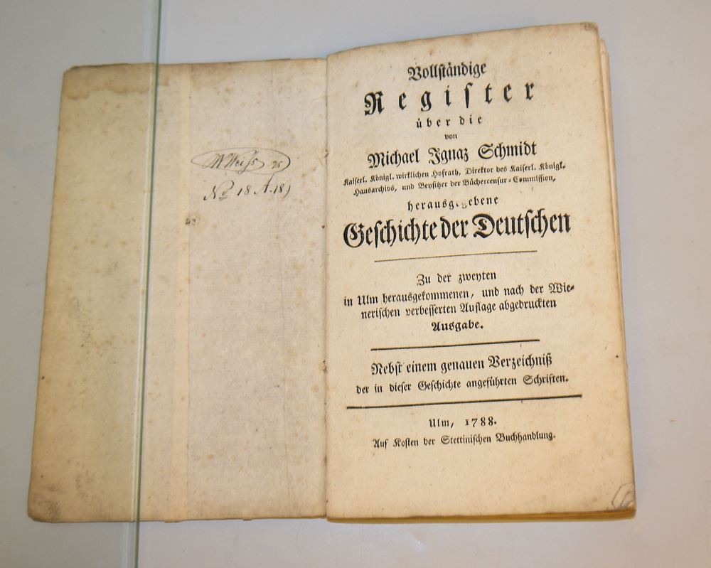 0826-Michael Ignaz Schmidts Geschichte der Deutschen, 8 Bde., 1785-1791 – Bild 5