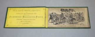 0835-Seltenes Leporello: Der costümirte Festzug der Reichshaupt Wien am 27. April 1879
