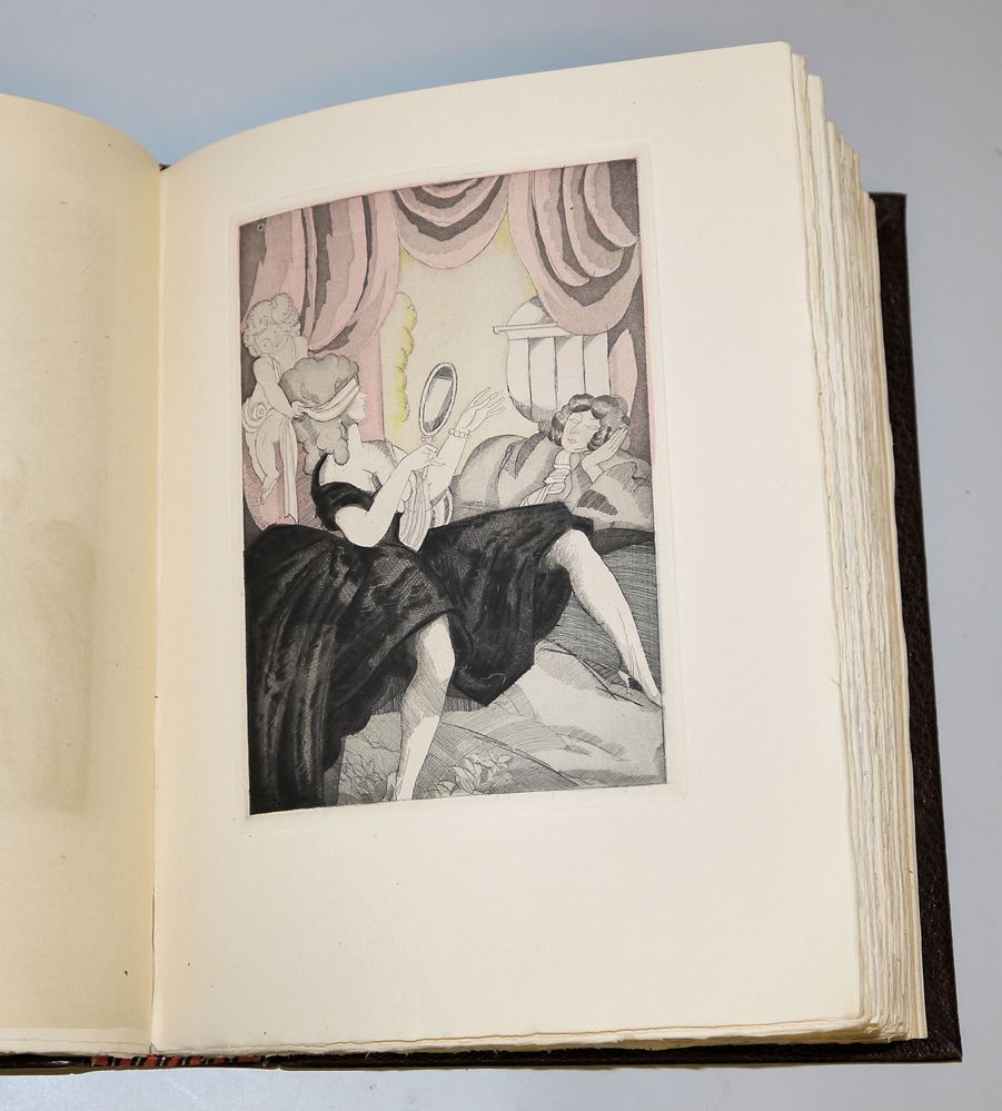 0839-Montesquieu, "Charles-Louis Lettres persanes", bibliophile num. Ausgabe, Jean Terquem/ Paris 1926 – Bild 3