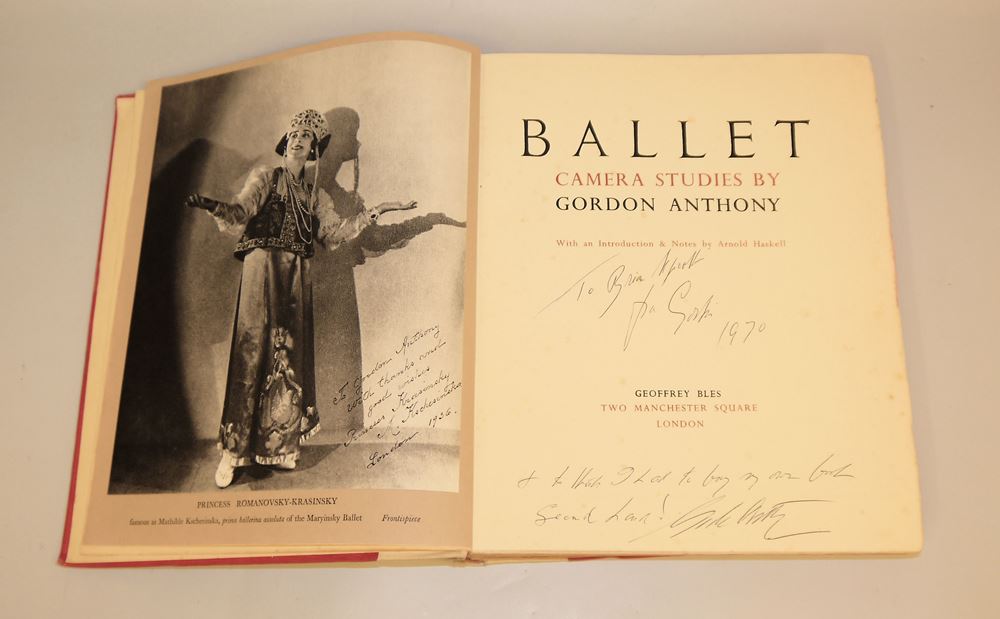 0841-Gordon Anthony, Ballet. Camera Studies, 1937 mit Autogramm & André Levinson, La Danse d'aujourd'hui, 1929 – Bild 3