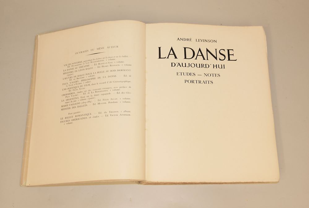 0841-Gordon Anthony, Ballet. Camera Studies, 1937 mit Autogramm & André Levinson, La Danse d'aujourd'hui, 1929 – Bild 4