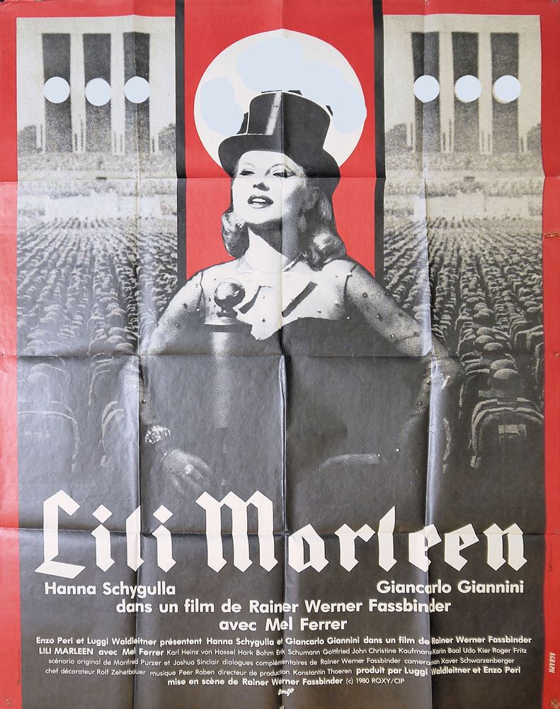0843-Große Sammlung originaler großer Filmplakate, 1949-1983, dabei Raritäten wie Limelight mit Charles Chaplin 1952, Das verflixte 7. Jahr mit Marylin Monroe 1955, Lili Marleen mit Hanna Schygulla 1981 (Franz. Version) – Bild 2