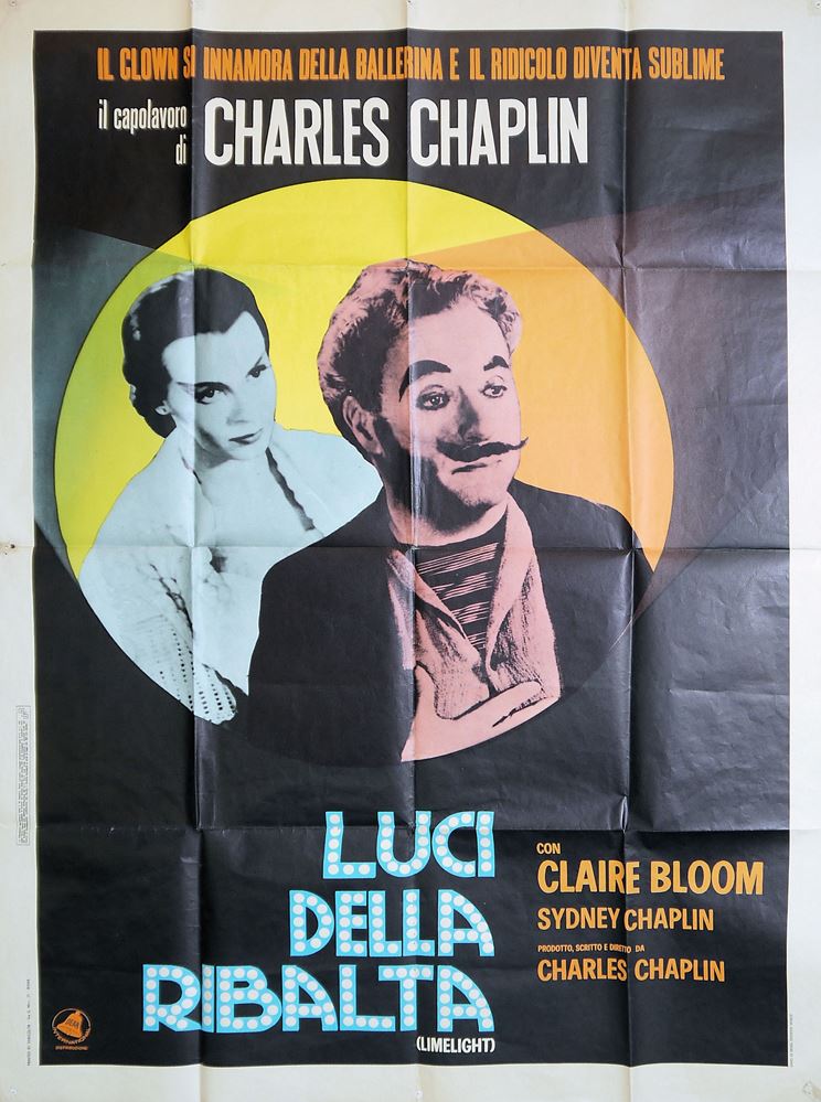 0843-Große Sammlung originaler großer Filmplakate, 1949-1983, dabei Raritäten wie Limelight mit Charles Chaplin 1952, Das verflixte 7. Jahr mit Marylin Monroe 1955, Lili Marleen mit Hanna Schygulla 1981 (Franz. Version) – Bild 3