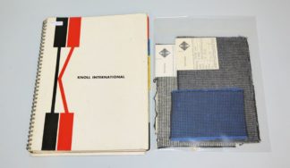 0846-Knoll International, seltener Katalog von 1957/59 , dazu originale Knoll - Textilmuster