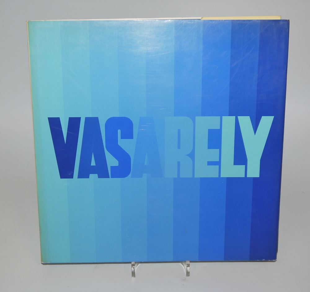 0847-5 Kunstbuch-Raritäten: 2 x Victor Vasarely I & II (1969/70), 1 x Günter Uecker mit handschriftl. Widmung, 1 x Hans Martin Erhardt mit sign. & num. Farblinolschnitt & "Kunst der sechziger Jahre im Wallraff-Richartz Museum Köln", Mai 1970 – Bild 3