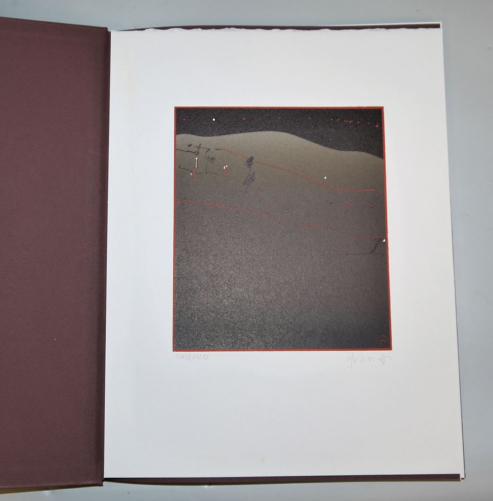 0847-5 Kunstbuch-Raritäten: 2 x Victor Vasarely I & II (1969/70), 1 x Günter Uecker mit handschriftl. Widmung, 1 x Hans Martin Erhardt mit sign. & num. Farblinolschnitt & "Kunst der sechziger Jahre im Wallraff-Richartz Museum Köln", Mai 1970 – Bild 6