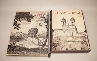 0848-Zwei Prachtausgaben zu Rom, "Le Livre de Rome" und "Via Appia", Editalia 1973 & 1970