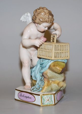 0854-Amorette "Je le captive", Kgl. Meißen, 19. Jh.